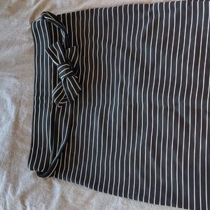 Loft stretch striped skirt